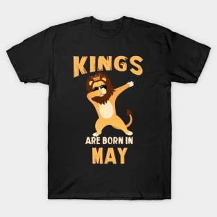 Cute King Are Born In May T-shirt Birthday Gift T-Shirt